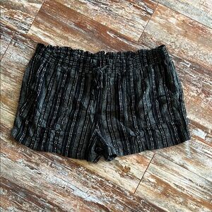 Time and Tru Black High Waist Shorts